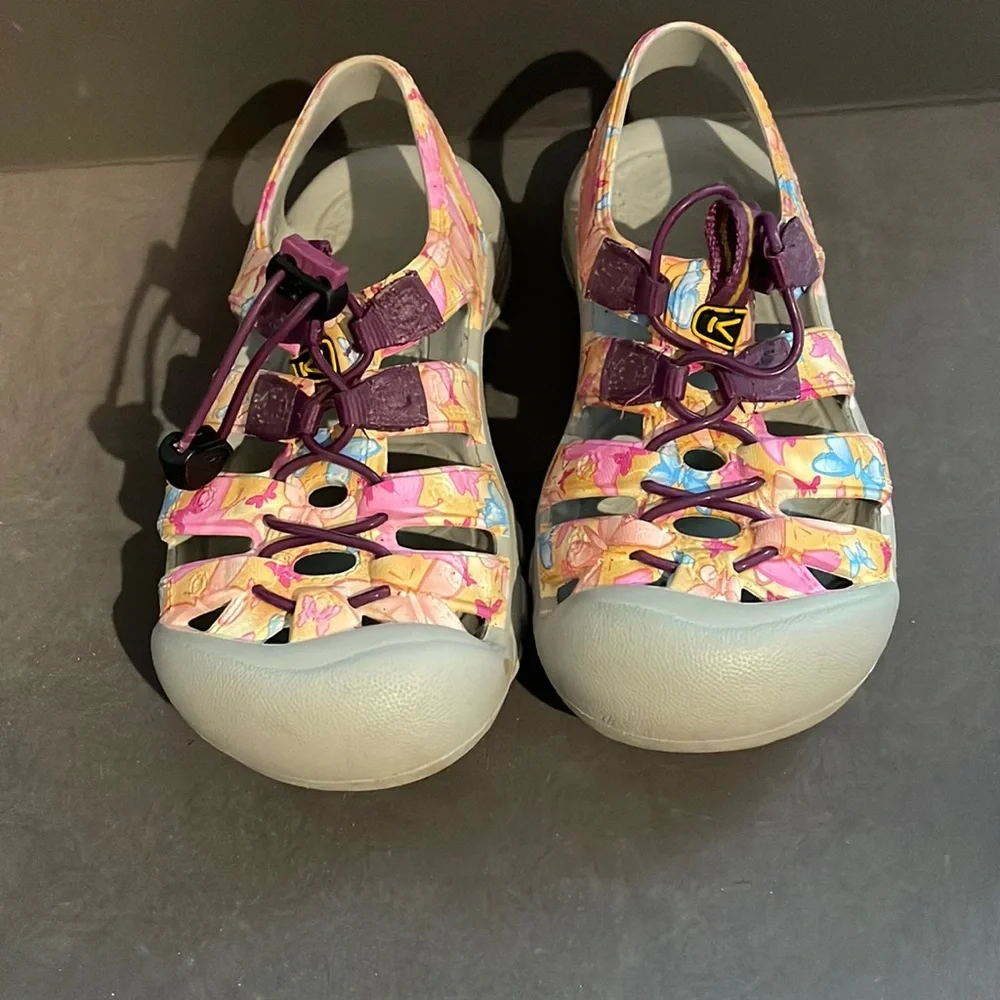 Keen Kids Floral Pink Purple Blue Sandals
